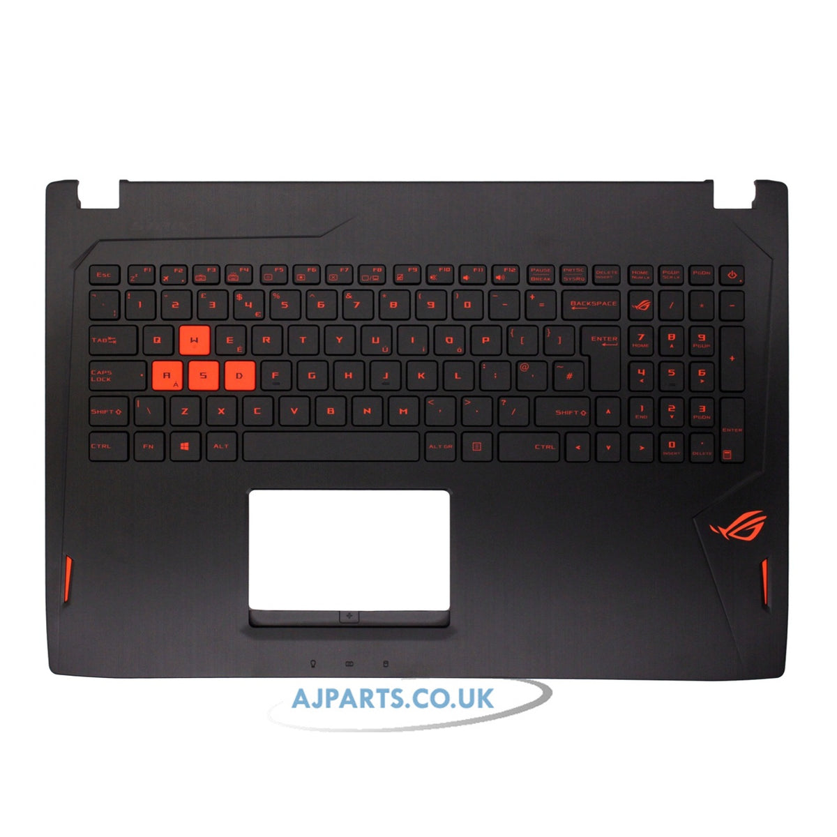 ASUS ROG GL502 UK Layout Orange Backlit Replacement Laptop Palmrest with Keyboard