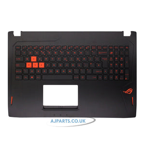 ASUS ROG GL502 UK Layout Orange Backlit Replacement Laptop Palmrest with Keyboard