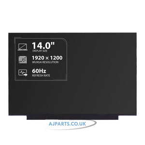 B140UAK02.5 H/W:1A 14.0" 1920 x 1200 WUXGA LED LCD 40Pin Replacement Laptop On-Cell Touch Screen