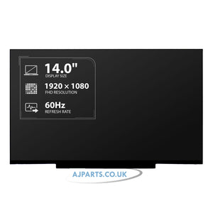 BOE NV140FHM-N4Z 14.0" FHD LED LCD IPS 315mm Wide 30Pin Replacement Laptop Screen