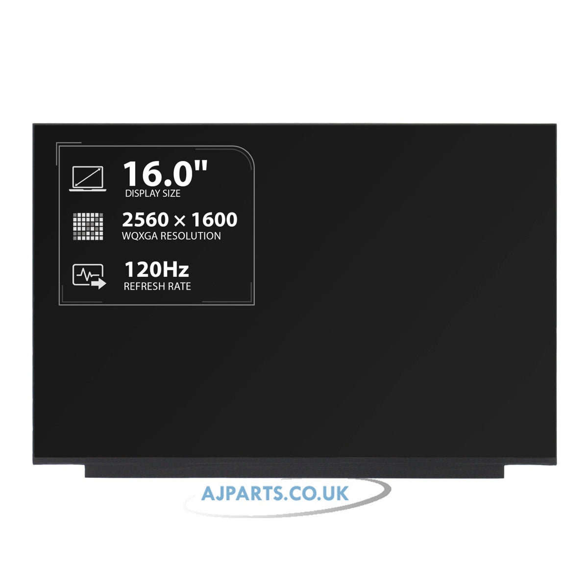 BOE NV160QDM-N40 16.0" IPS WQXGA 2560 x 1600 120Hz Replacement Laptop LCD Screen