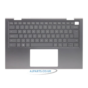 Dell 4GR69 04GR69 Backlit UK Layout Replacement Laptop Palmrest with Keyboard Silver