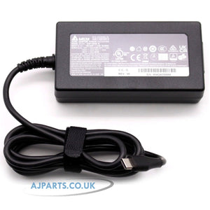 Acer Swift Go 16 SFG16-71-35VW 100W AC Power Supply USB-C Tip Laptop Delta Compatible Adapter