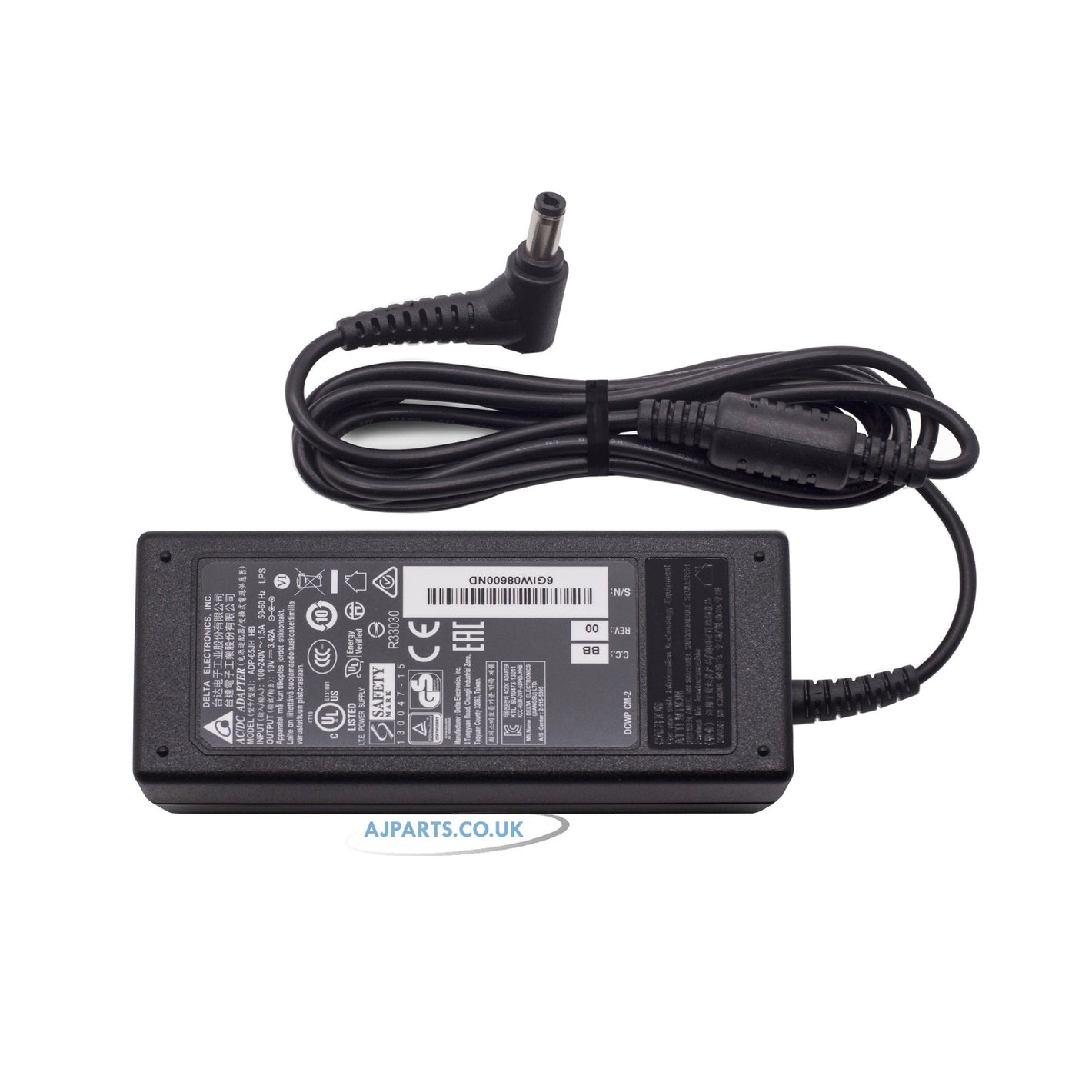 Genuine Delta Brand 19V 3.42A 65w Adapter Charger 5.5MM X 2.5MM