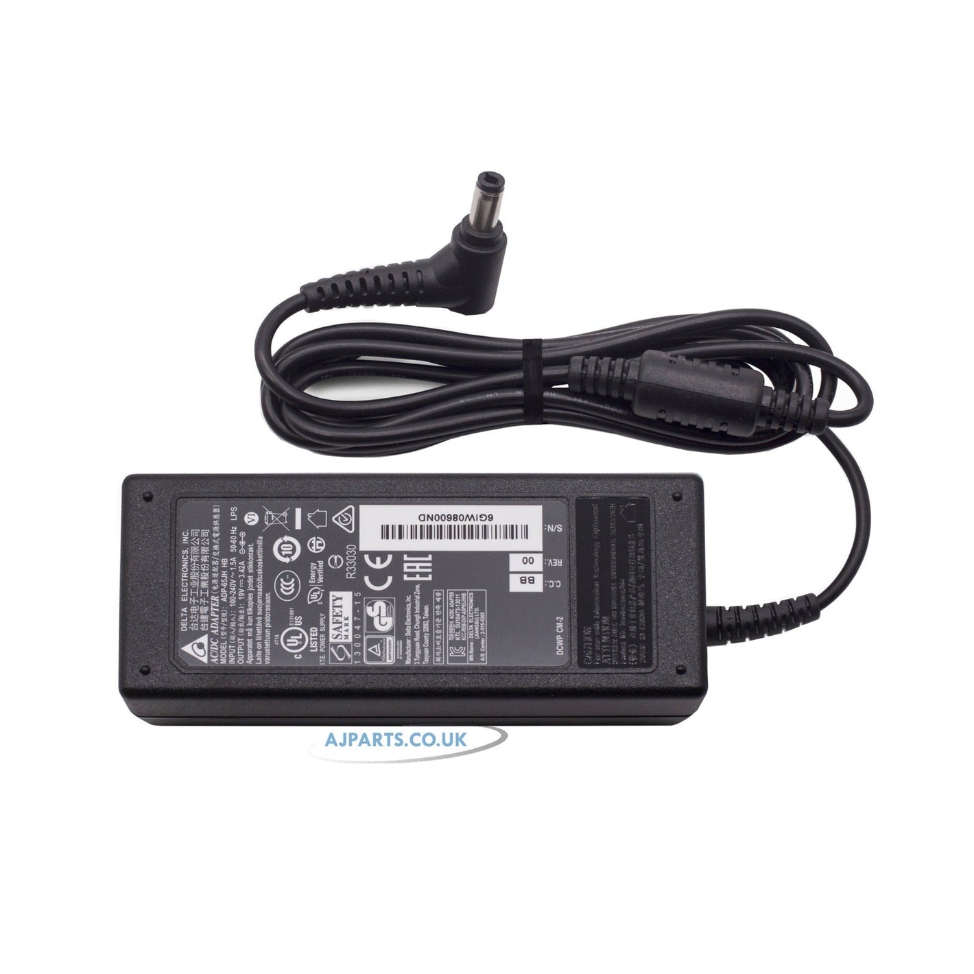 For MSI Modern 15 A11M-221 65W Delta 5.5MM x 2.5MM Compatible Laptop Adapter