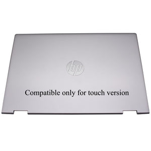 Compatible With HP Pavilion X360 14-CD0520SA Silver LCD Back Top Cover Lid (Touch Version)
