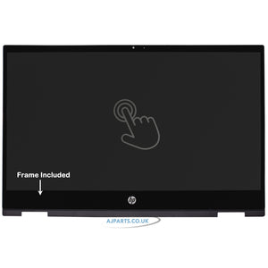 HP Pavilion X360 14-DW0522SA 14" FHD LCD Display Replacement Touch Screen Digitizer with Bezel