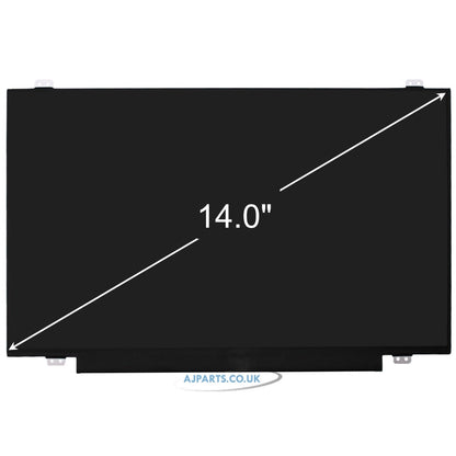 TV140FHM-NH0 14.0" Matte HD IPS 30Pin Laptop Replacement Screen