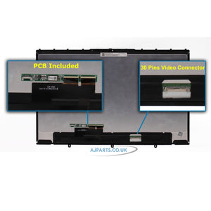 Lenovo Yoga 7-14ITL5 14" FHD LCD Display Replacement Touch Screen Digitizer with Bezel