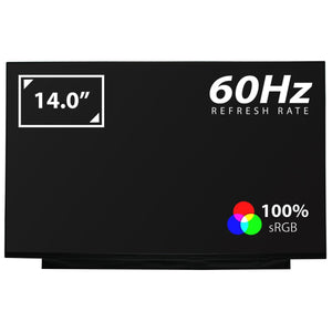 Lenovo 5D11J12405 14.0" Matte LED LCD QHD IPS Laptop Replacement Screen