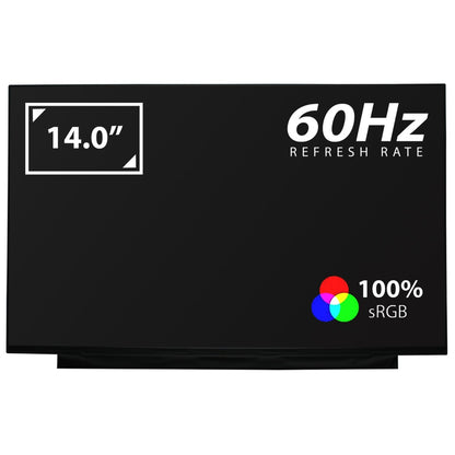 Lenovo 5D11J12405 14.0" Matte LED LCD QHD IPS Laptop Replacement Screen