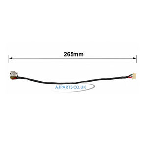 HP 15s-FQ Laptop DC Power Jack Harness Cable Charging Port 265mm