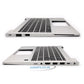 HP Elitebook 645 G9 14.0" UK Layout Backlit Laptop Replacement Palmrest Keyboard Silver with Fingerprint Reader