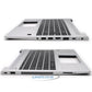 HP ProBook 440 G6 UK Layout Backlit Replacement Laptop Keyboard with Palmrest