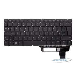 HP L40527-031 L56 Backlit UK Layout Replacement Keyboard Black