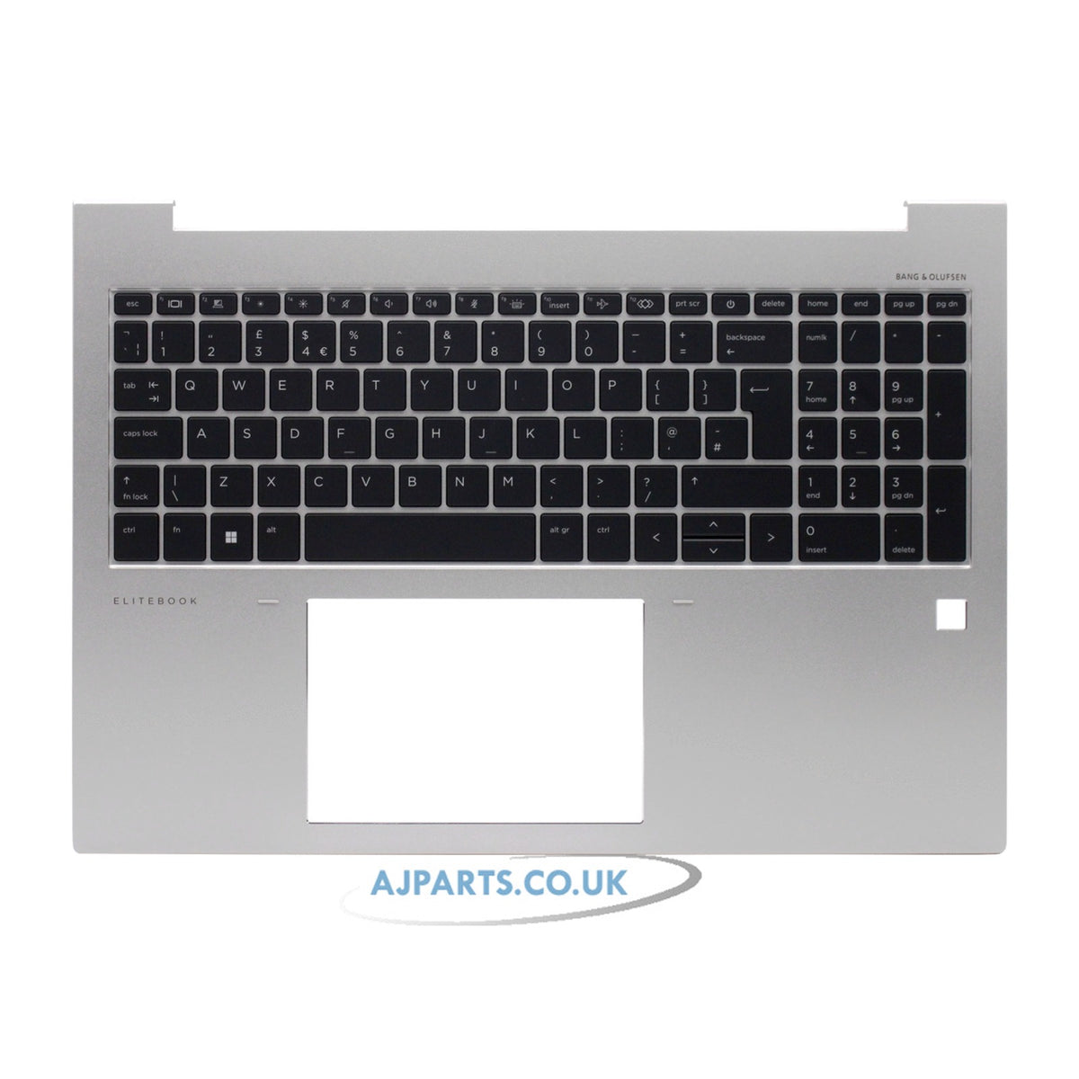 HP EliteBook 860 G9 UK Layout Backlit Replacement Laptop Palmrest with Keyboard