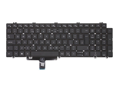 Dell 0T6FVY T6FVY UK Layout Backlit Replacement Laptop Keyboard