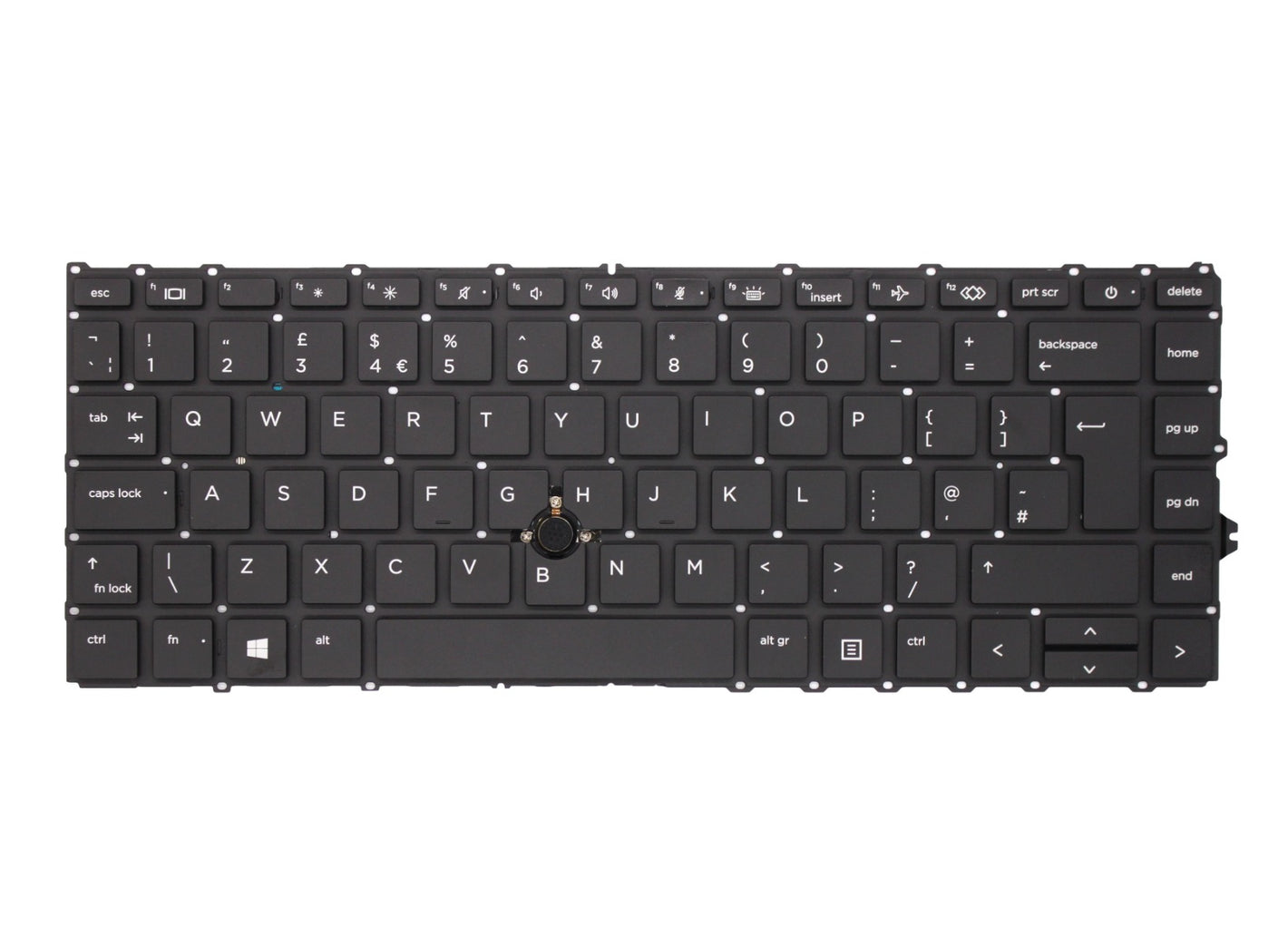 For HP Elitbook 745 G8 Palmrest UK English Backlit Black Replacement Laptop Full Keyboard