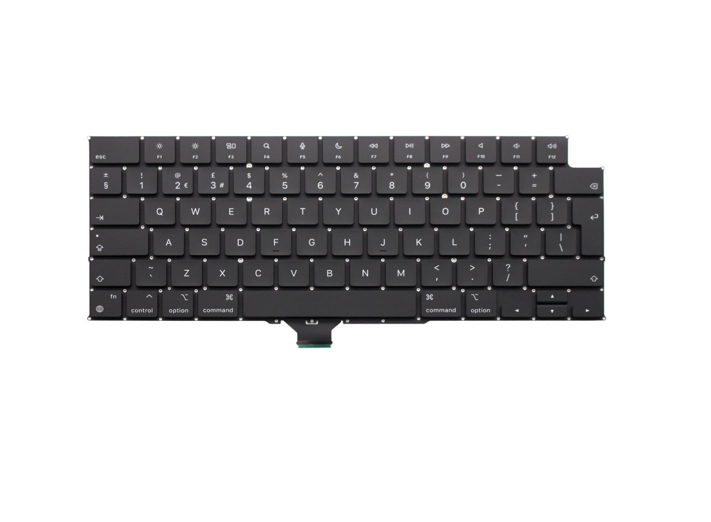 Apple MacBook Pro 14" M1 A2442 Non-Backlit With Frame Replacement Laptop Keyboard