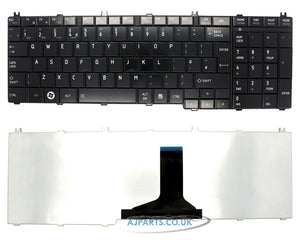 Toshiba C650 L655 L670 UK Black Replacement Keyboard