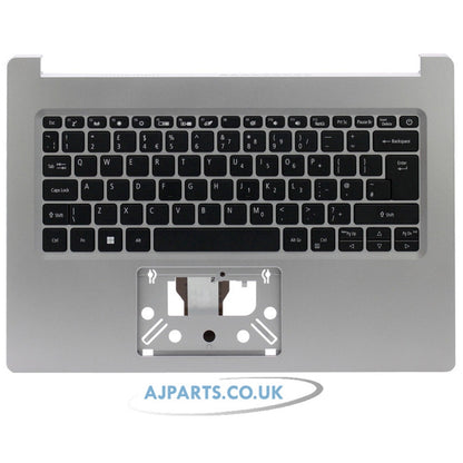 Compatible With Acer Aspire A114-33 A314-22 A314-35 Palmrest Cover Keyboard UK Layout Silver