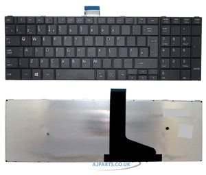 Toshiba C50 Series UK Layout Non-Backlit Replacement Laptop Keyboard Black