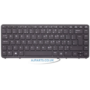 Replacement For HP Elitebook 840 Non-Backlit Laptop Keyboard With Frame