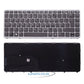 Replacement For HP Elitebook 840 Non-Backlit Laptop Keyboard With Frame Silver