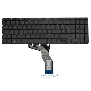 Replacement For HP Pavilion 15-ab271sa 15-AW 15-AU Black UK Layout Laptop Keyboard