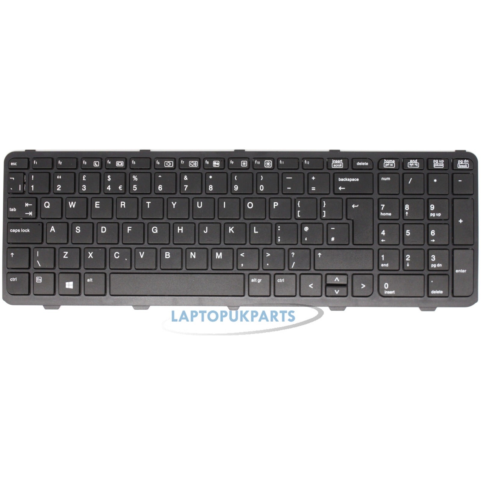 HP Probook 450 G1 UK Layout Non-Backlit Replacement Laptop Keyboard wi