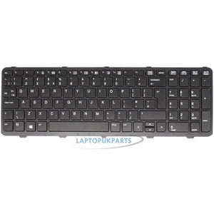 HP 727682-031 UK Layout Non-Backlit Replacement Laptop Keyboard with Frame