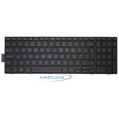 For Dell Latitude 3560 UK Non-Backlit Compatible Laptop Replacement Black Keyboard
