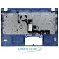 Compatible With Acer Aspire A114-32 A314-32 Palmrest Cover US Layout Keyboard Blue Compatible With 6B.GW6N7.028