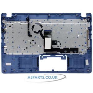For Acer Aspire 1 A114-32-C04W Compatible Palmrest Cover US Layout Keyboard Blue
