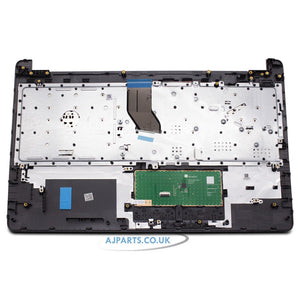 HP 250 G6 UK Layout Grey Non-Backlit Replacement Laptop Palmrest with Keyboard & Touchpad