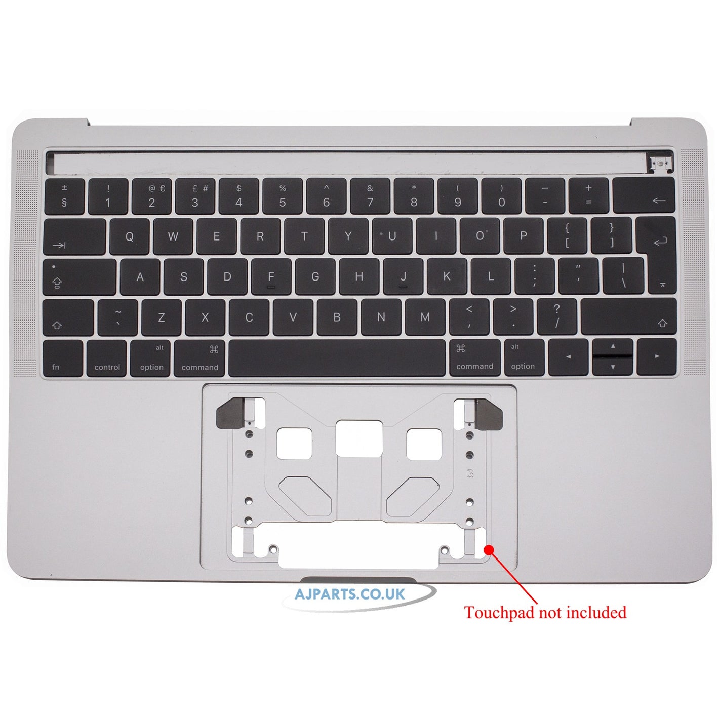 Replacement For Macbook A1706 Palmrest Top Case Keyboard Silver Without TouchPad/ Speakers