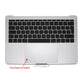 New Replacement for Macbook A1708 YEAR 2016-2017 Palmrest UK Keyboard With Touchpad Silver