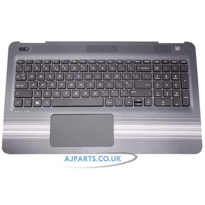 New Replacement For HP Pavilion 15-AU 15-AW Series UK Palmrest Keyboard Touchpad 856028-031