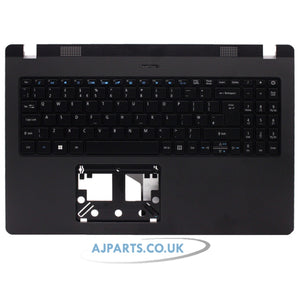 For Acer 6B.VPTN7.031 Compatible Palmrest Cover Keyboard UK Black Keyboard