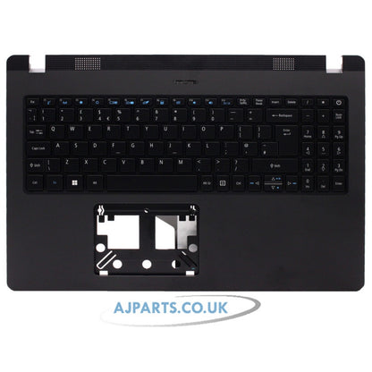 For Acer 6B.VPVN7.031 Compatible Palmrest Cover Keyboard UK Black Keyboard