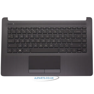 New Replacement For HP 14-CM 14-CK Keyboard Palmrest With Touchpad UK L2341-031