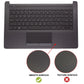 For HP 14-CK0000 Series Compatible Keyboard Palmrest UK With Touchpad