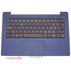 For Lenovo 5CB0R07645 Compatible Laptop Palmrest Cover With UK Non-Backlit Keyboard