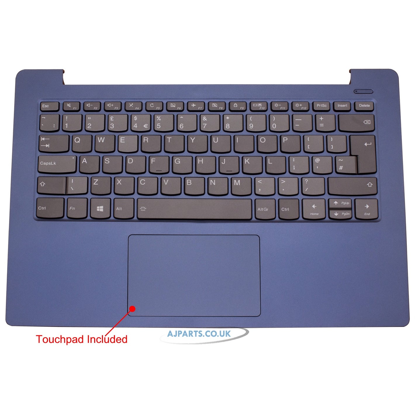 Replacement For Lenovo IdeaPad 330S-14IKB Laptop Palmrest Cover With UK Non-Backlit Keyboard