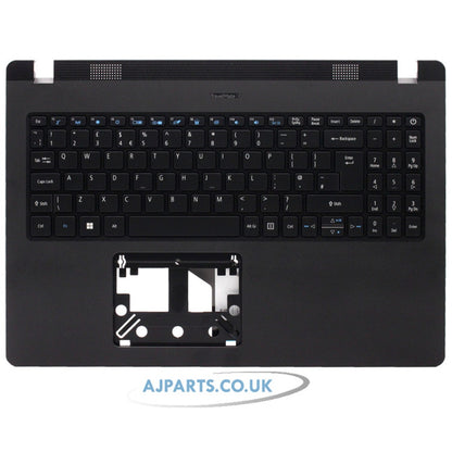 For Acer 6B.VLLN7.031 Compatible Palmrest Backlit Cover Keyboard UK Black