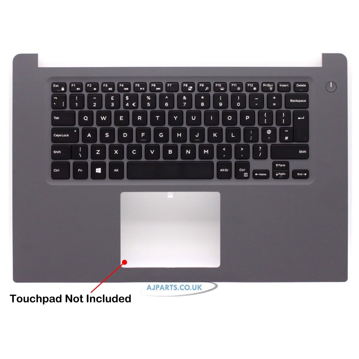 Dell Inspiron 15 7560 UK Layout £ Backlit Keyboard Palmrest DPNF4 0DPNF4