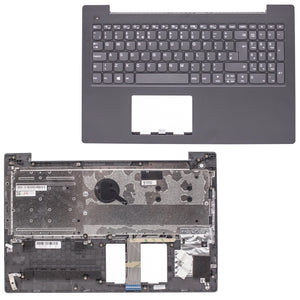 New Replacement For Lenovo V130-15IGM V130-15IKB Laptop Notebook Palmrest With Grey UK Keyboard