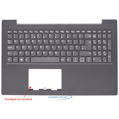 Lenovo V130-15IKB Notebook Palmrest With Grey UK Replacement Laptop Keyboard