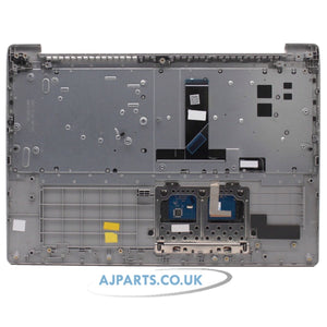 Lenovo 5CB0R07283 UK Layout Replacement Laptop Palmrest with Keyboard & Touchpad Silver
