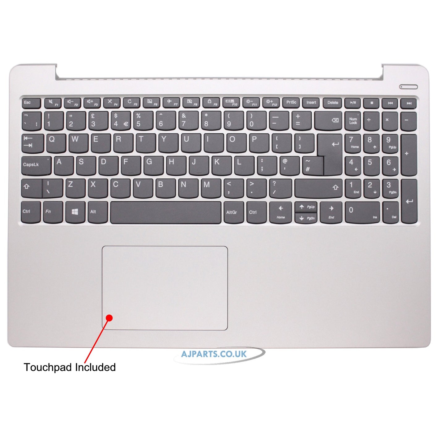 New Replacement For Laptop Notebook Palmrest Touchpad Cover With UK Keyboard